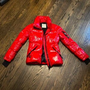 SAM. RARE Cherry Red puffer jacket